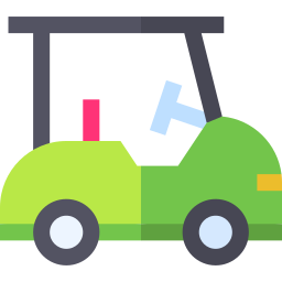 Golf cart icon