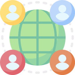 globales netzwerk icon