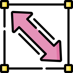 크기 조정 icon
