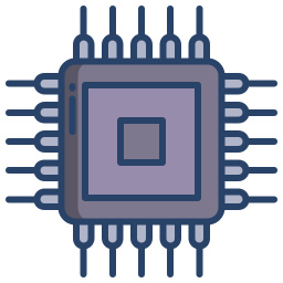 microprocesador icono