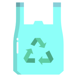 plastikowa torba ikona