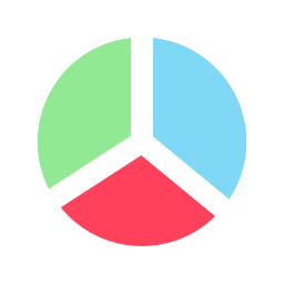 cirkeldiagram icoon