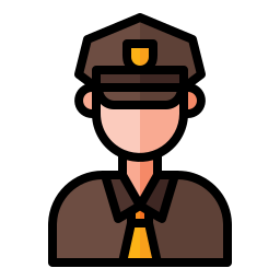 policía icono