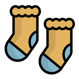 calcetines de bebe icono