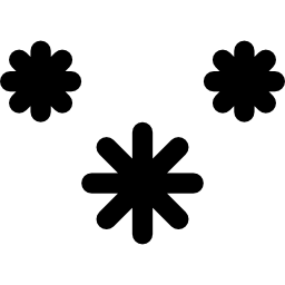 fiocchi di neve icona