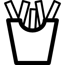 французская картошка фри иконка