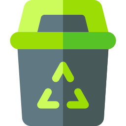 tacho de reciclaje icono