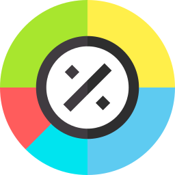 cirkeldiagram icoon