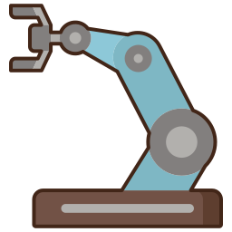 Robotic arm icon