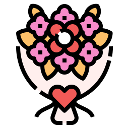 Flower bouquet icon