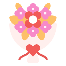 Flower bouquet icon