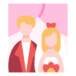 結婚式の写真 icon