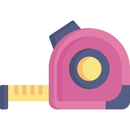 Measuring tape icon