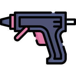 Hot glue gun icon