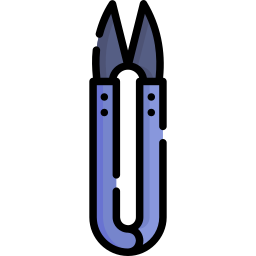 Sewing scissors icon