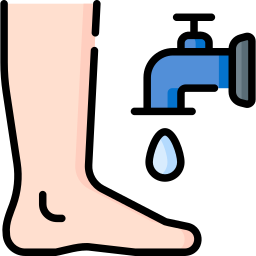 lavar los pies icono