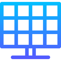 Solar panel icon