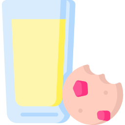 Glass of milk icon