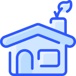 Eco house icon