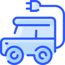 Electric car icon