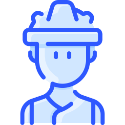 Construction worker icon