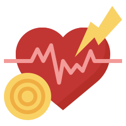 attaque cardiaque Icône