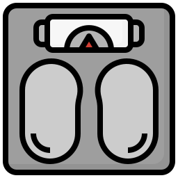 Weight scale icon