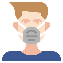 Medical mask icon