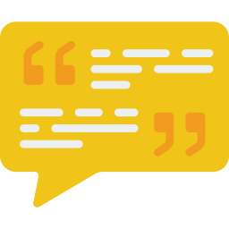 Speech bubble icon