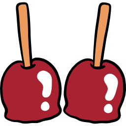 Caramelized apple icon