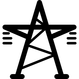 Electric tower icon