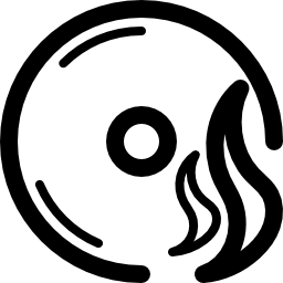 Burn disc icon