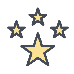 Rating stars icon