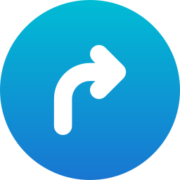 Turn right icon