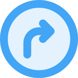 Turn right icon