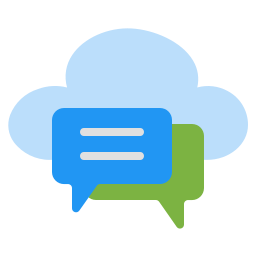 cloud-messaging icon