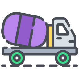 Concrete mixer icon