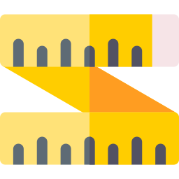 Measuring tape icon