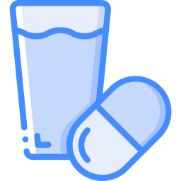 Glass of water icon