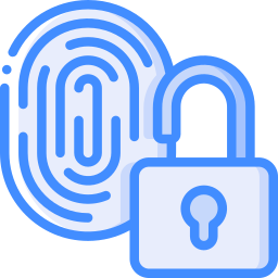 Fingerprint scanning icon