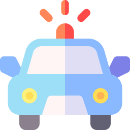 coche de policía icono