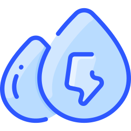 energía del agua icono