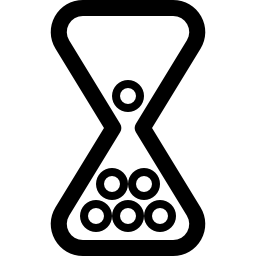 orologio a sabbia icona