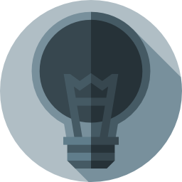 Bulb outline icon