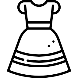 communie jurk icoon