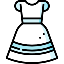 sukienka komunijna ikona