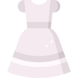 vestido de comunion icono
