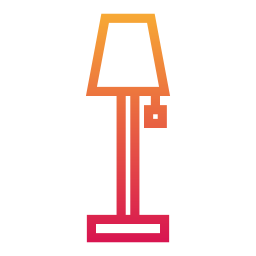 Напольная лампа иконка