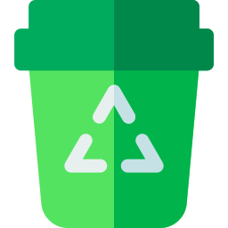 papelera de reciclaje icono