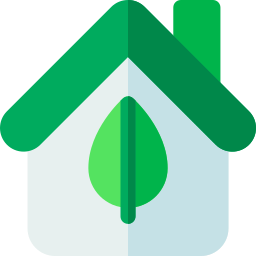 Eco house icon